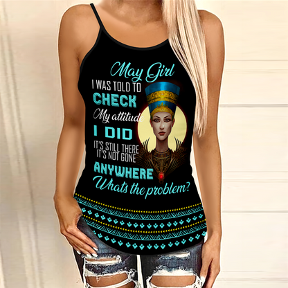 May Girl Ambitious Woman Combo Legging Camisole Tank
