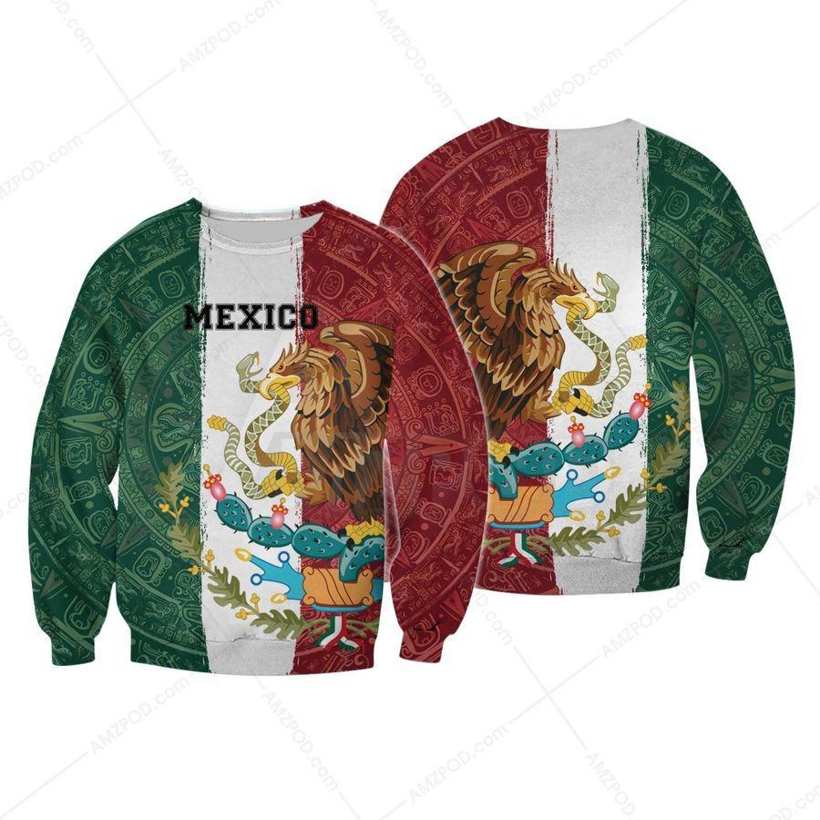 Mexico 3D All Over Printed Shirts For Men and Women