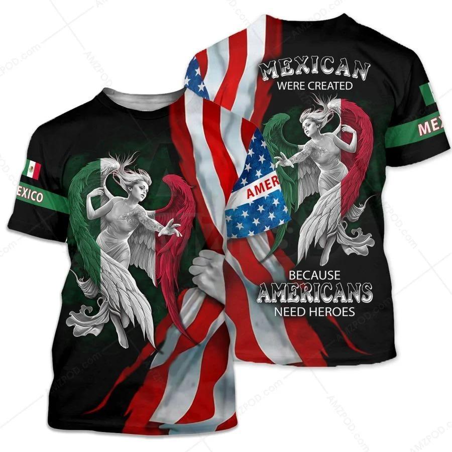 Mexico 3D All Over Printed Shirts For Men and Women TA062202