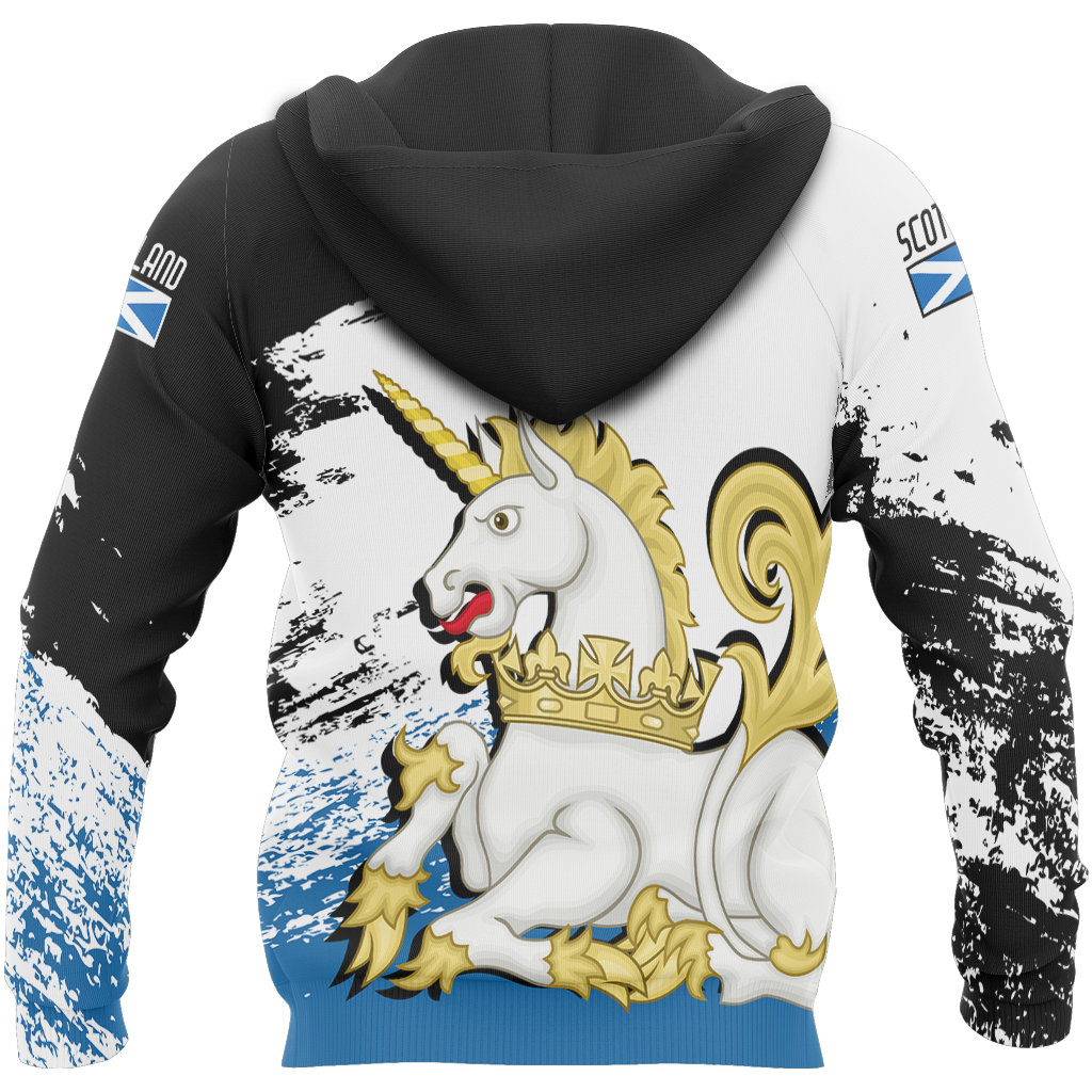 Scotland Royal Unicorn Pullover Hoodie NNK 1512 - Amaze Style™-Apparel