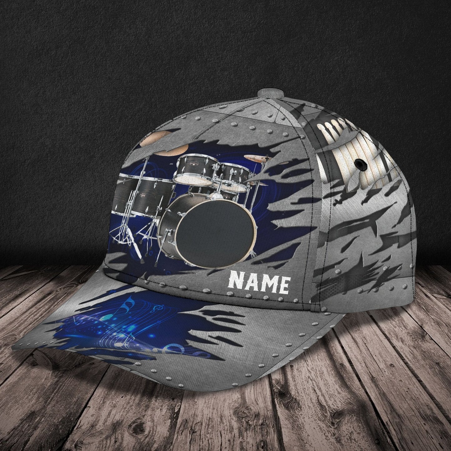 Personalized Drum 3D Printed Cap
