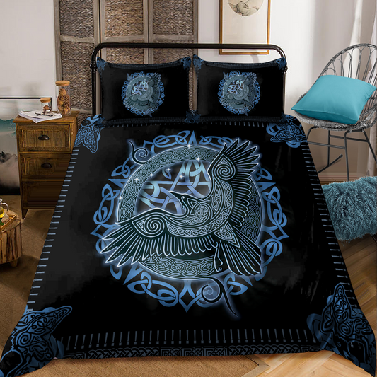 Premium Wicca Raven All Over Printed Bedding Set MEI