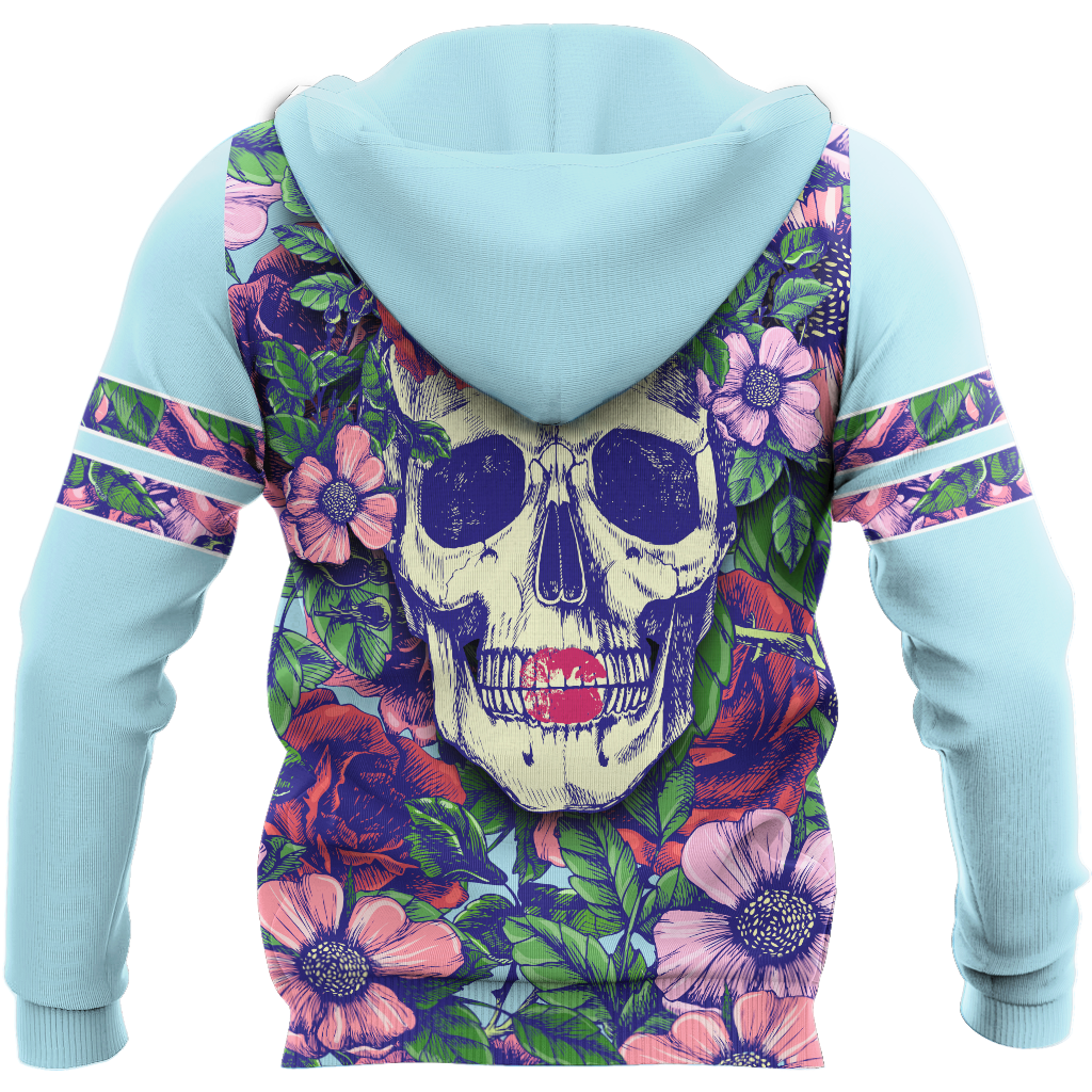 Rose Love Skull 3D all over printed for man and women QB05252004 - Amaze Style™-Apparel