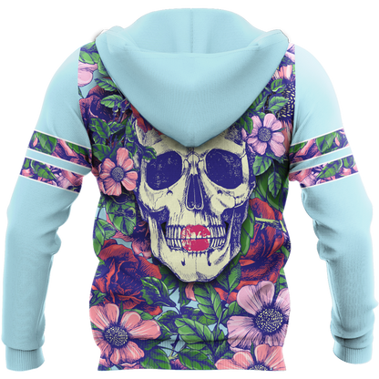 Rose Love Skull 3D all over printed for man and women QB05252004 - Amaze Style™-Apparel