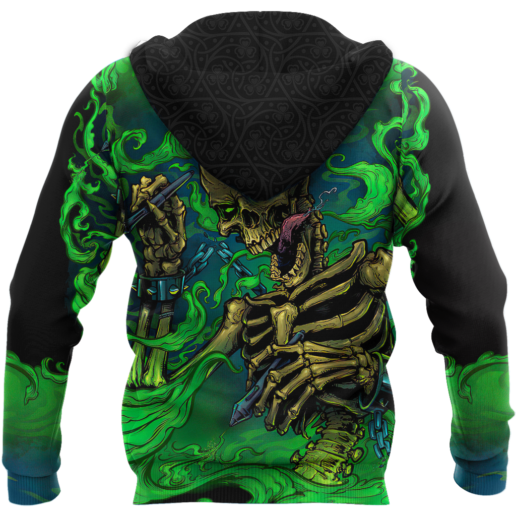 Skull get high 3D all over printed for man and women