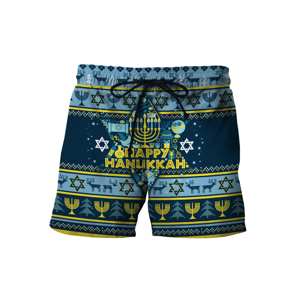 Premium All Over Printed Happy Hanukkah Shirts MEI