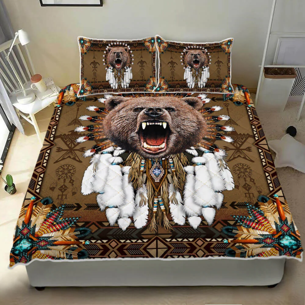 Native American Bear Bedding Set