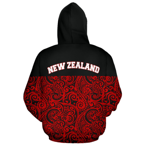 New Zealand - Aotearoa X Maori Tribal Pattern Pullover Hoodie A0 - Amaze Style™-Apparel
