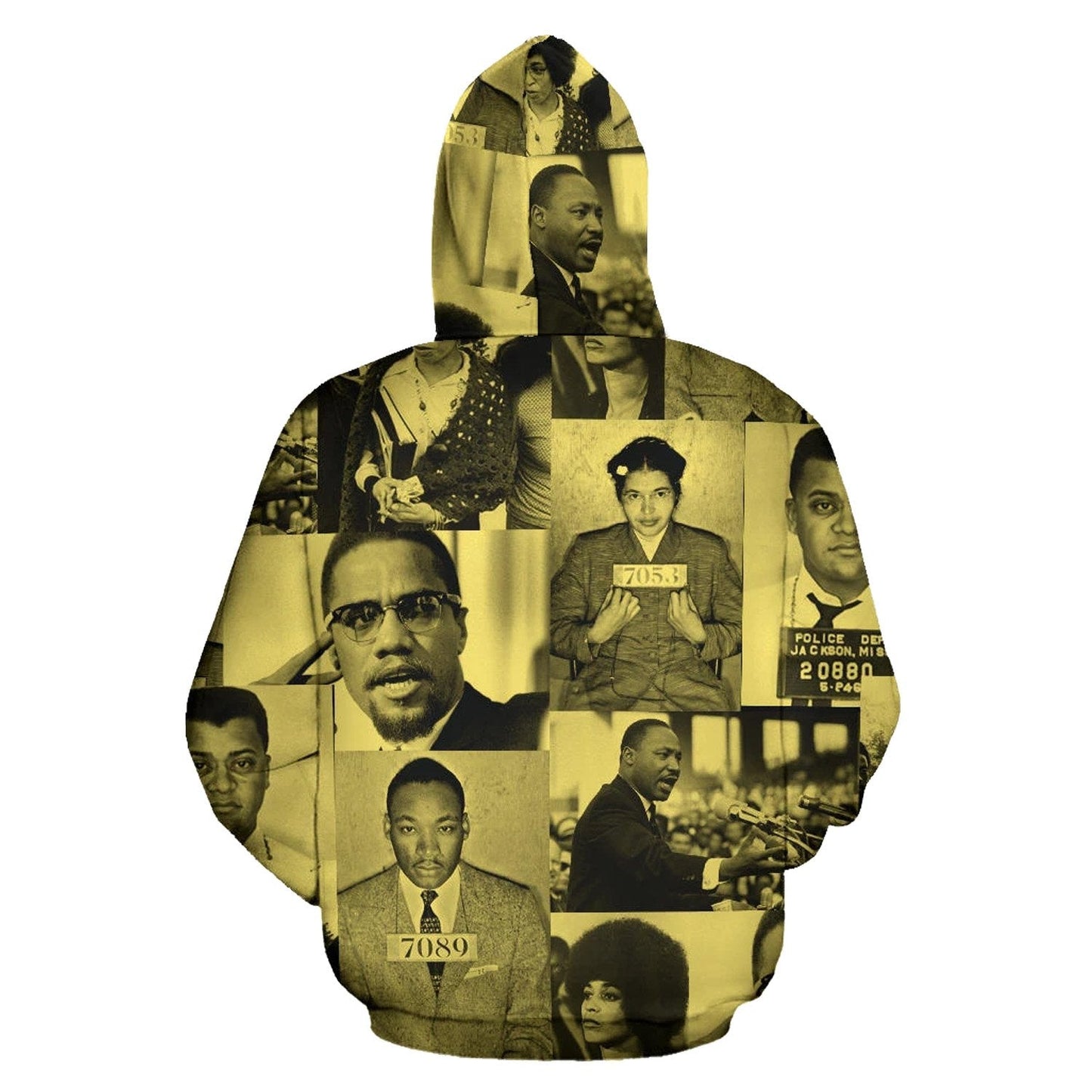 African Hoodie - Civil Rights Leaders Vintage - Amaze Style™-ALL OVER PRINT HOODIES