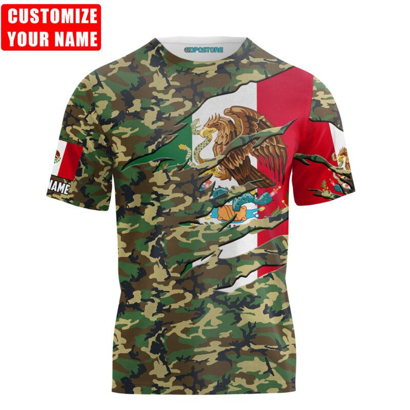 Personalized Name Love Mexico 3D All Over Printed Shirts For Men and Women TA06252104