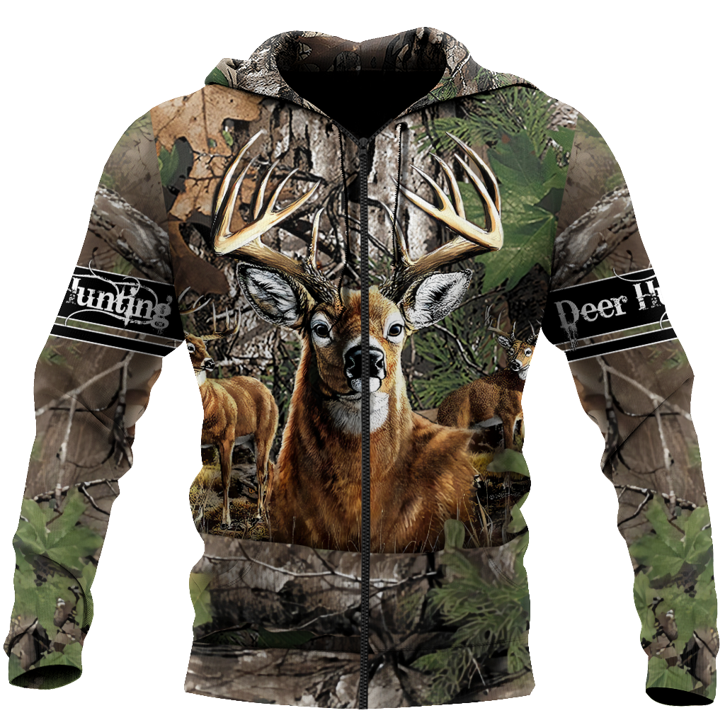 Personalized Name Deer Hunter 3D All Over Print Unisex Shirts