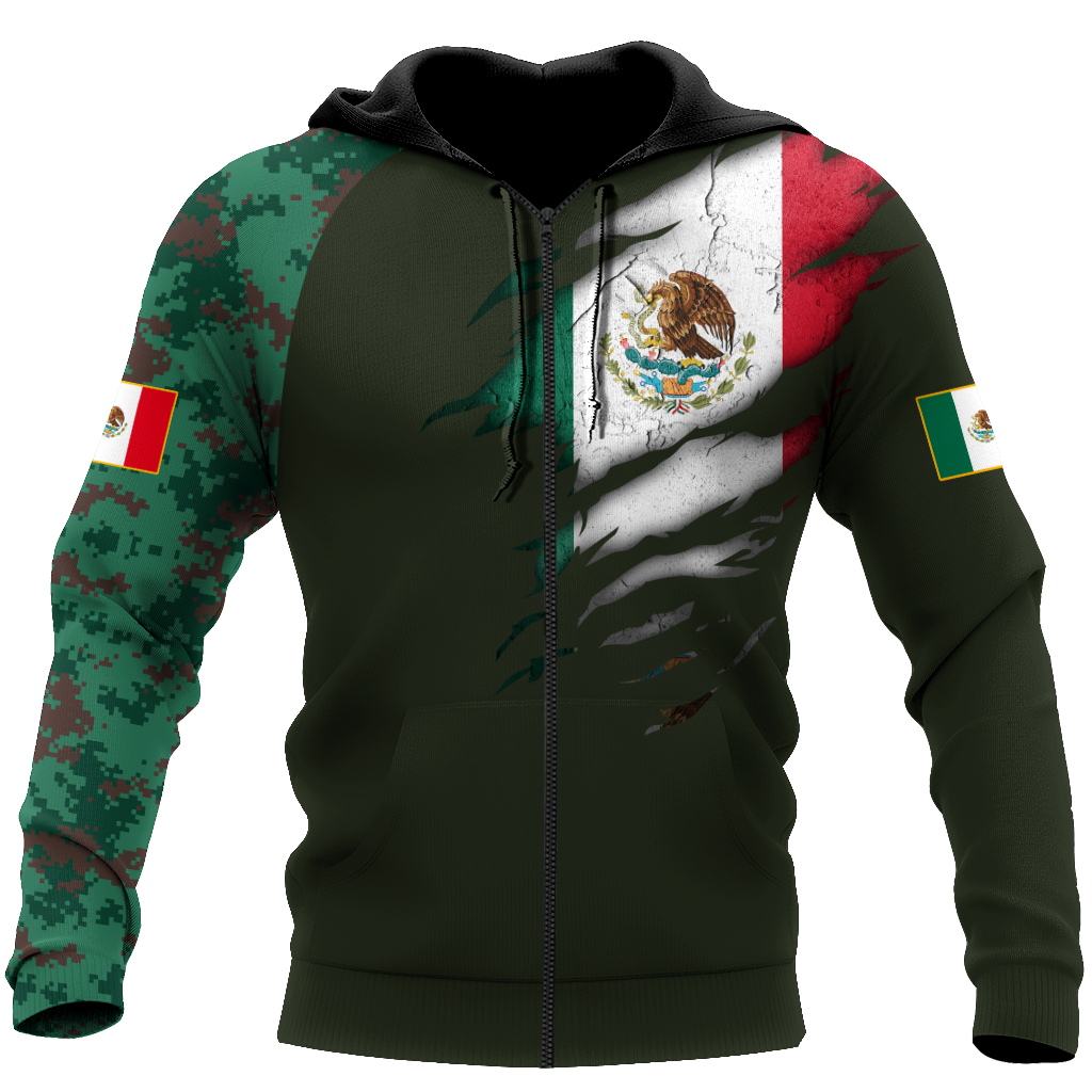 Mexico Coat Of Arm 3D All Over Printed Shirts DQB10142002