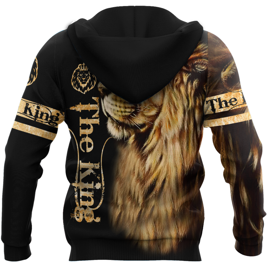 King Lion Over Printed Hoodie TP