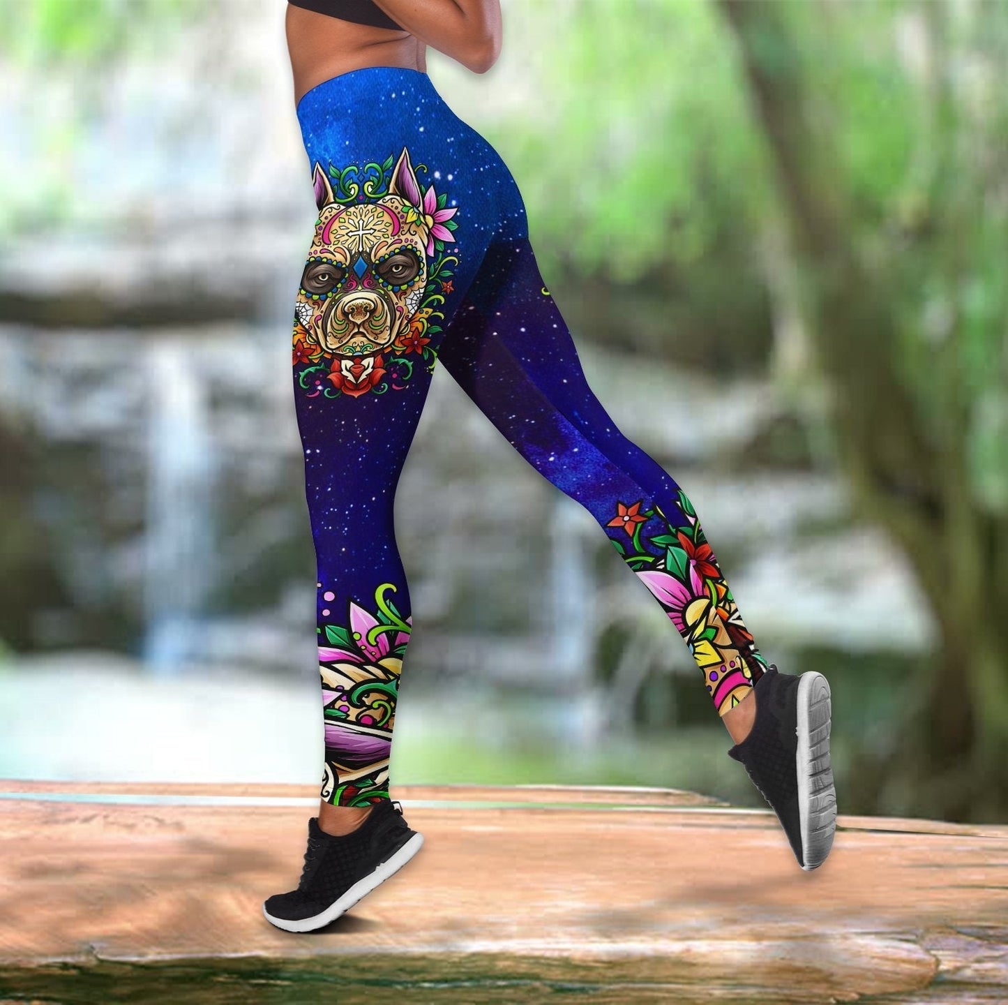 Mexican Sugar Skull Pitbull Combo Outfit DQB08122002
