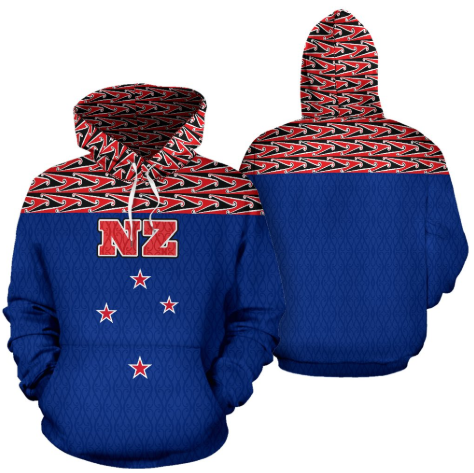 New Zealand Maori All Over Hoodie - BN09 - Amaze Style™-Apparel