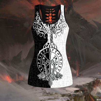 Warrior viking tanktop & legging outfit for women