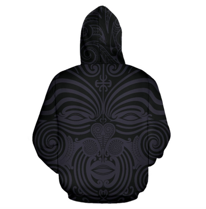 New Zealand - Maori Mask Pullover Hoodie A0 - Amaze Style™-Apparel