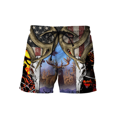 America Flag Hunting Deer Unisex Shirts DA17102001