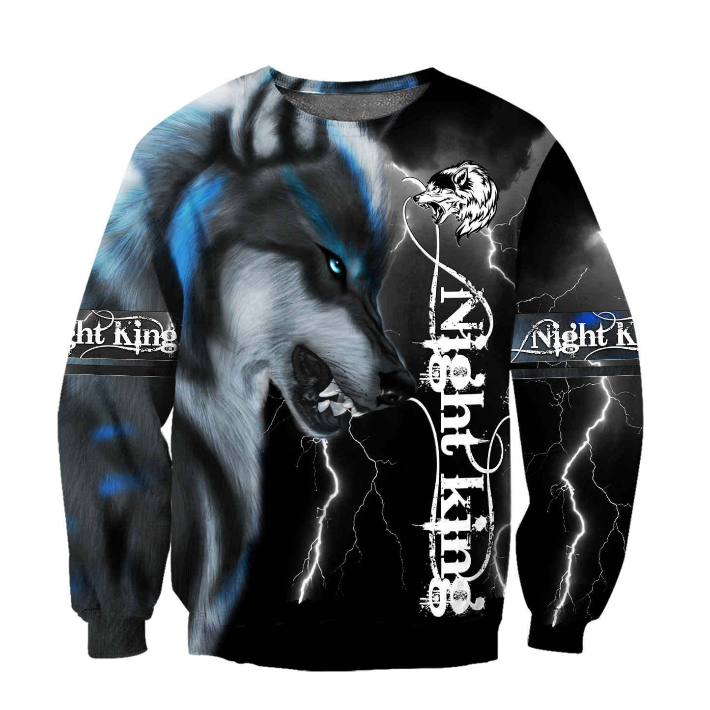 Night King Wolf 3D All Over Printed Hoodie For Men and Women DAST16102020