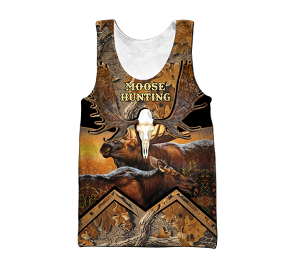 Moose Hunting 3D All Over Printed Shirts For Men LAM2019091-LAM