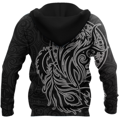 Maori dream catcher wolf tattoo 3d all over printed shirt and short for man and women HHT17072002