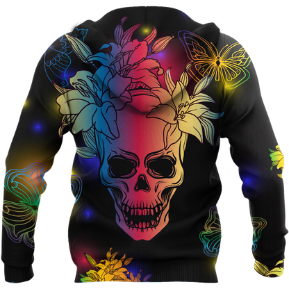 Love Skull 3D all over printed for man and women