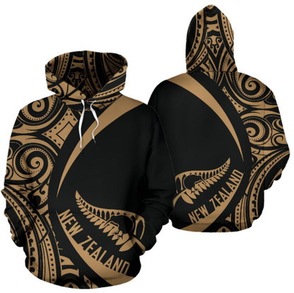 New Zealand Maori Hoodie - Circle Style 02 J1 - Amaze Style™-Apparel