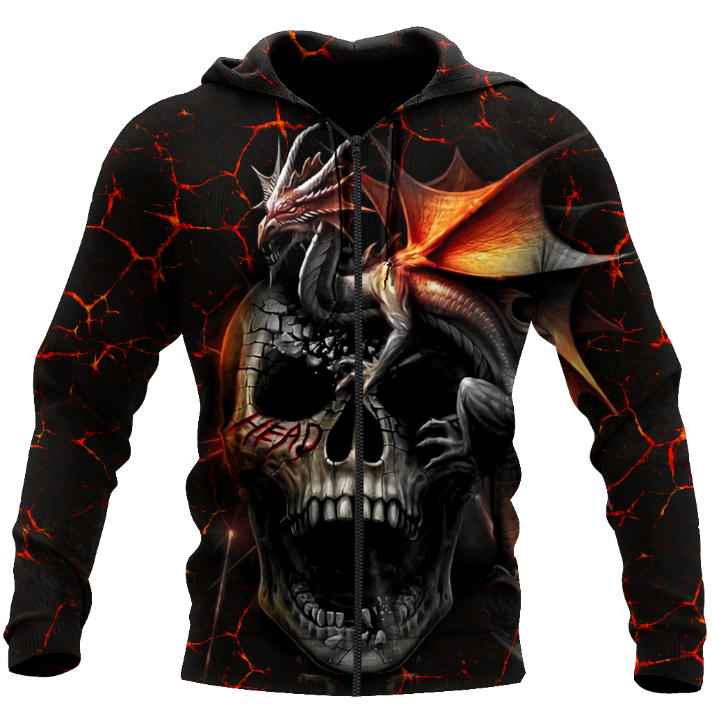 Skull dragon 3D all over printed for man and women QB06162003