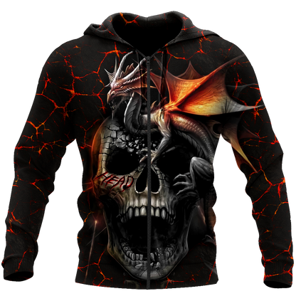 Skull dragon 3D all over printed for man and women QB06162003