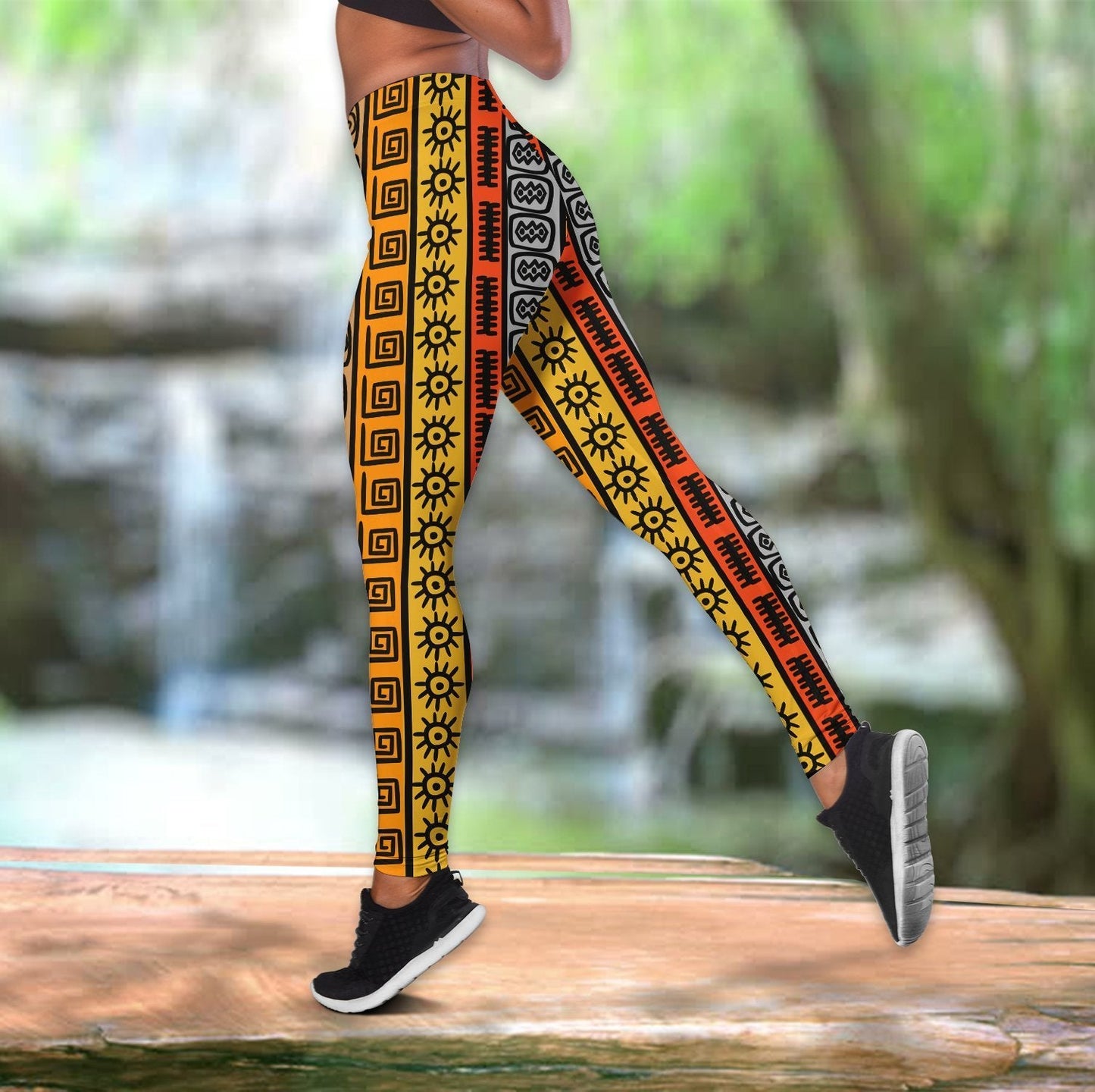 She Did African Culture Legging & Tank top-ML-Apparel-ML-S-No Tank-Vibe Cosy™