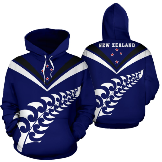 New Zealand Silver Fern All Over Print Hoodie 05 JT6 - Amaze Style™-Apparel