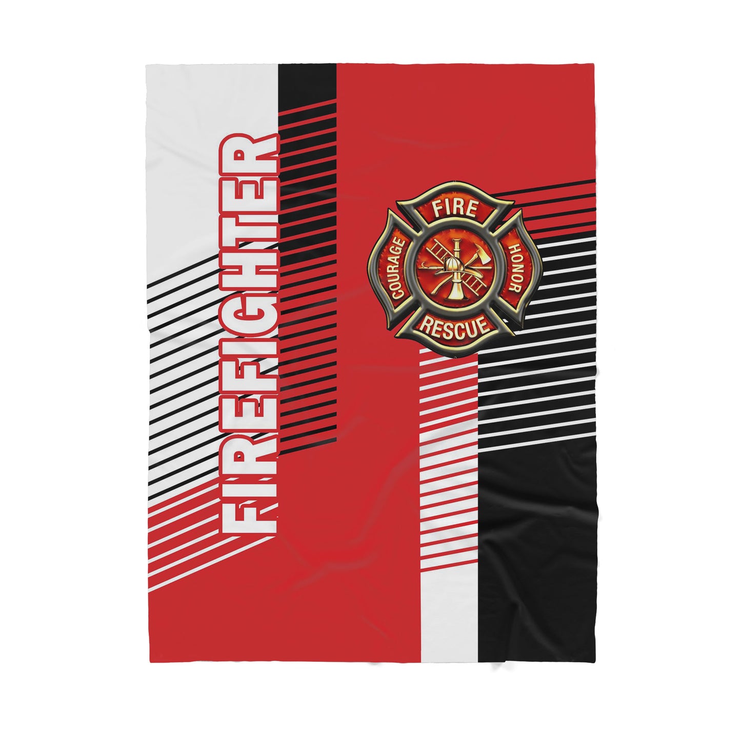 Custom Blanket Firefighter Sherpa Blanket TQH