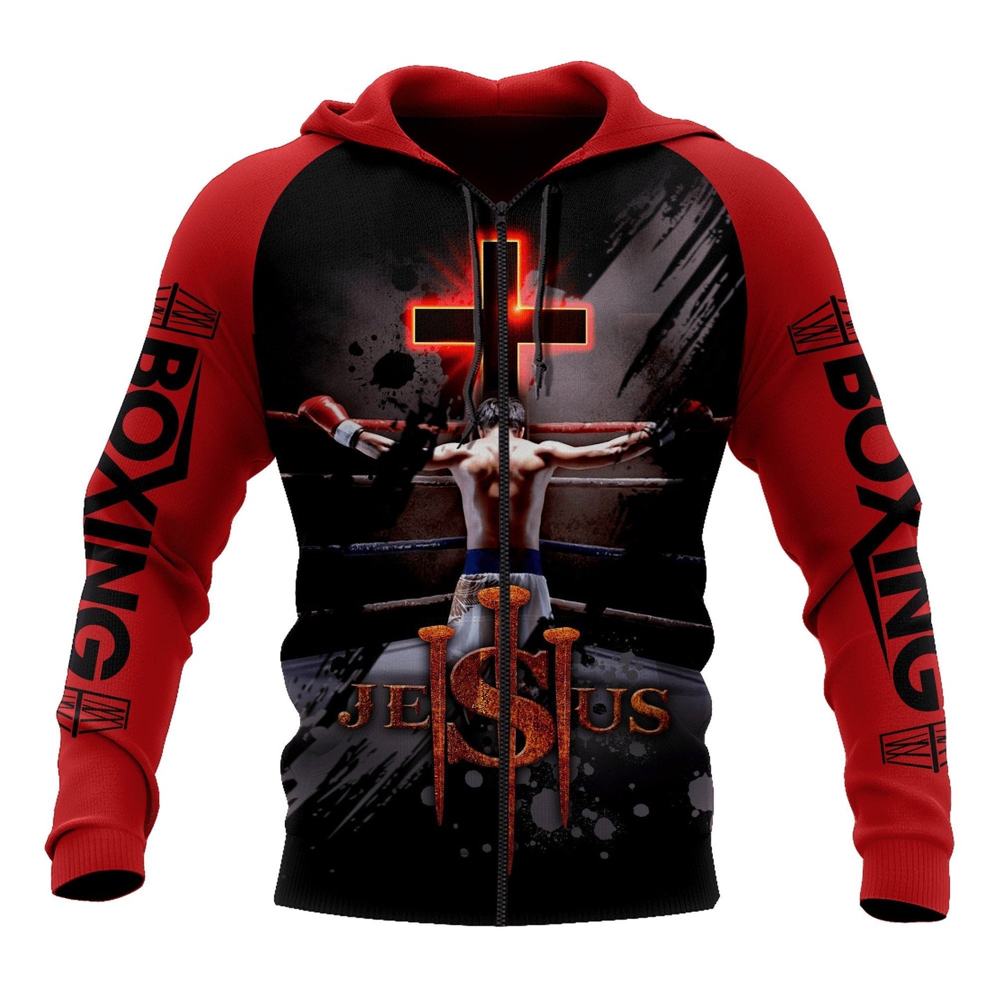 Jesus In My Heart - Boxing In MyVein 3D All Over Printed Unisex Shirts
