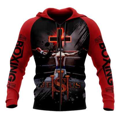 Jesus In My Heart - Boxing In MyVein 3D All Over Printed Unisex Shirts