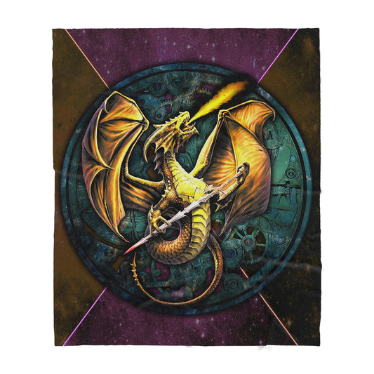 Custom Blanket Dragon - Gift For My Family - Sherpa Blanket HG