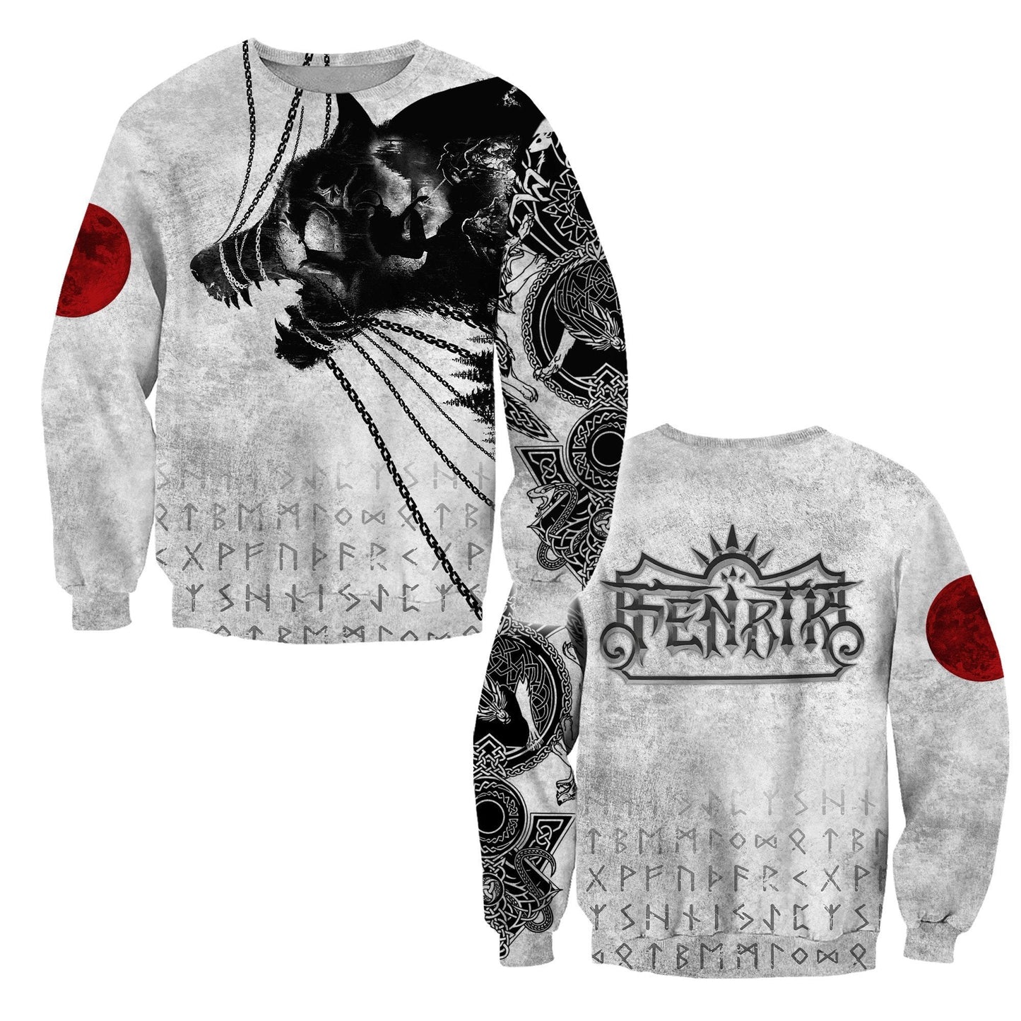 Fenrir Viking 3D All Over Printed Unisex Shirts