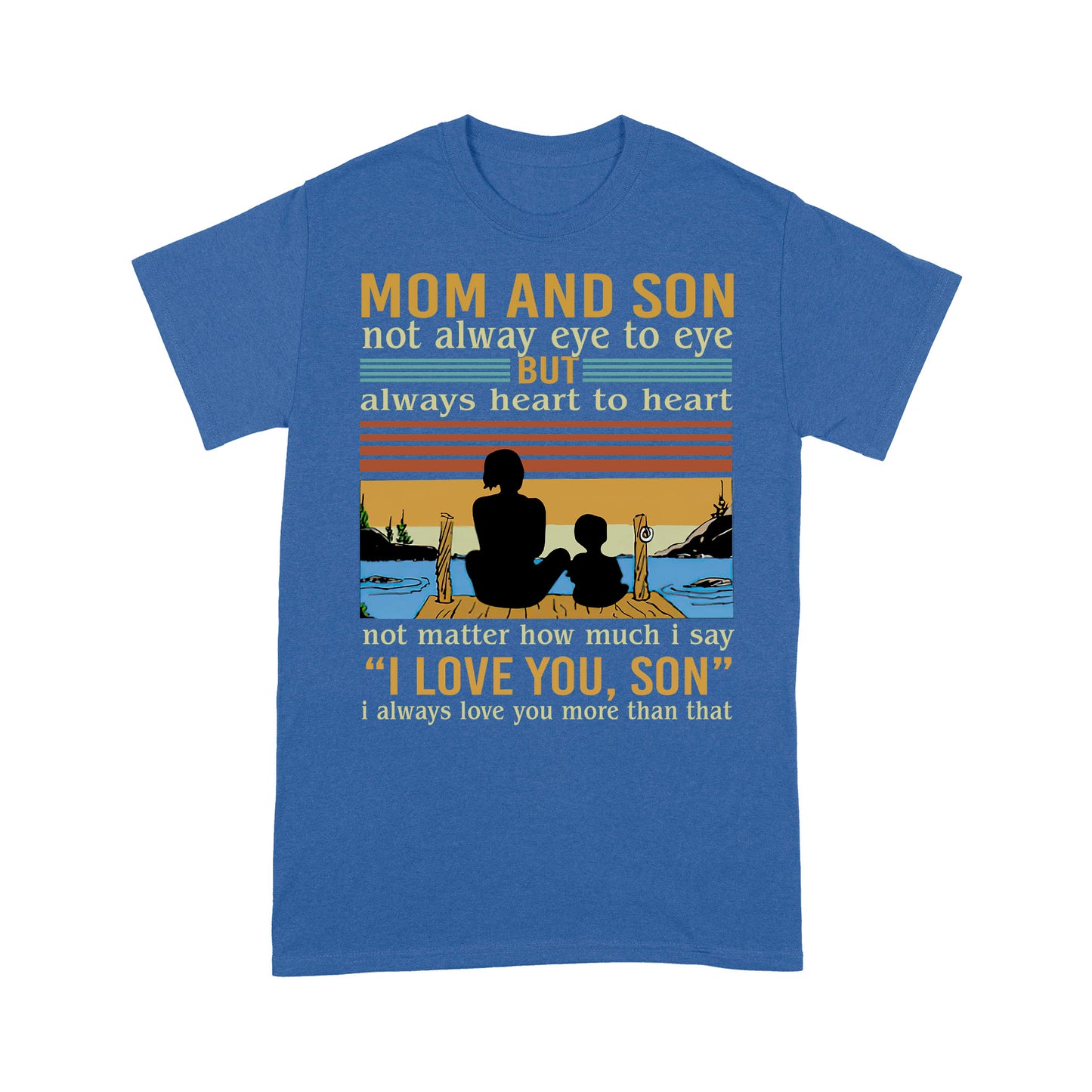 Mom And Son Not Alway Eye To Eye Standard T-shirt