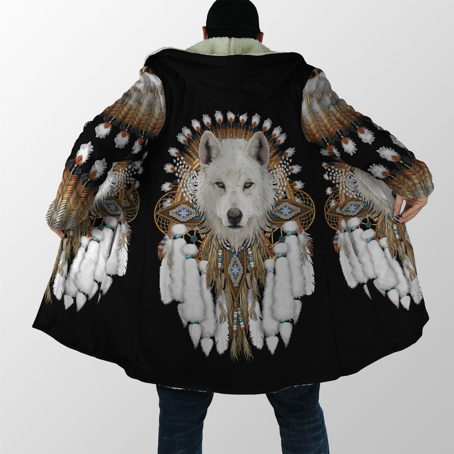 Native American Wolf 3D All Over Printed Shirts MP18052002 - Amaze Style™-Apparel