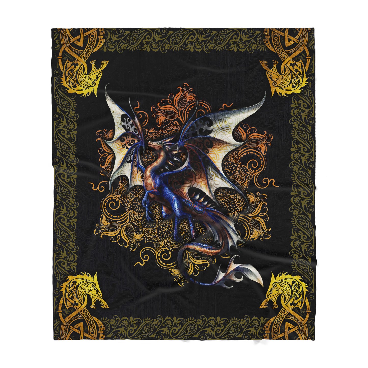 Custom Blanket Dragon Sherpa Blanket LAM