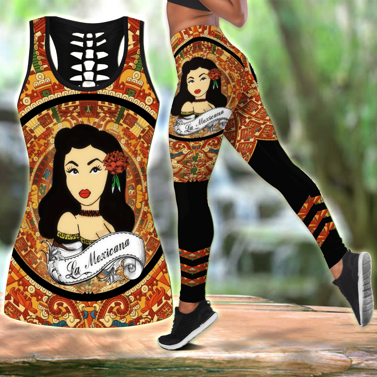 'La Mexicana' Combo Legging + Tank Limited by SUN QB06262006