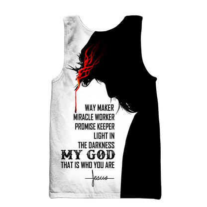Way Maker Miracle Worker Promise Keeper Light In The Darkness - Amaze Style™-Apparel