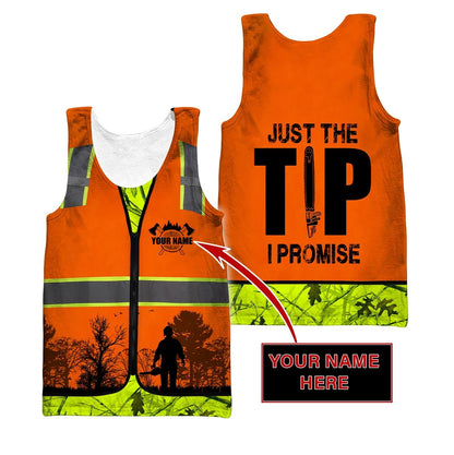 3D Chainsaw Logger Custom Name Unisex Shirts