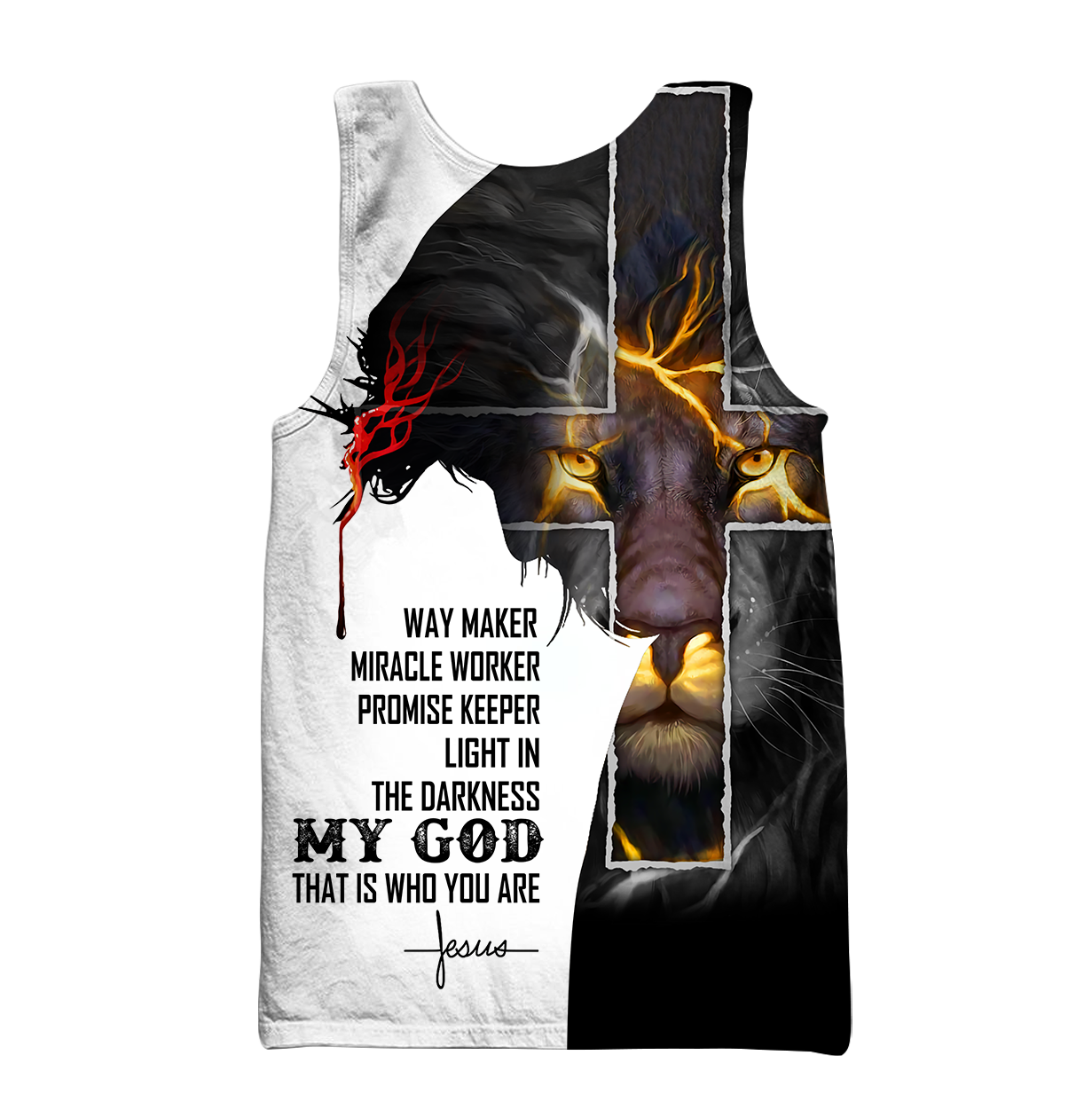 Easter Jesus -  Way Maker Miracle Worker Promise Keeper Light In The Darkness - Amaze Style™-Apparel
