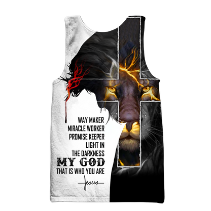 Easter Jesus -  Way Maker Miracle Worker Promise Keeper Light In The Darkness - Amaze Style™-Apparel