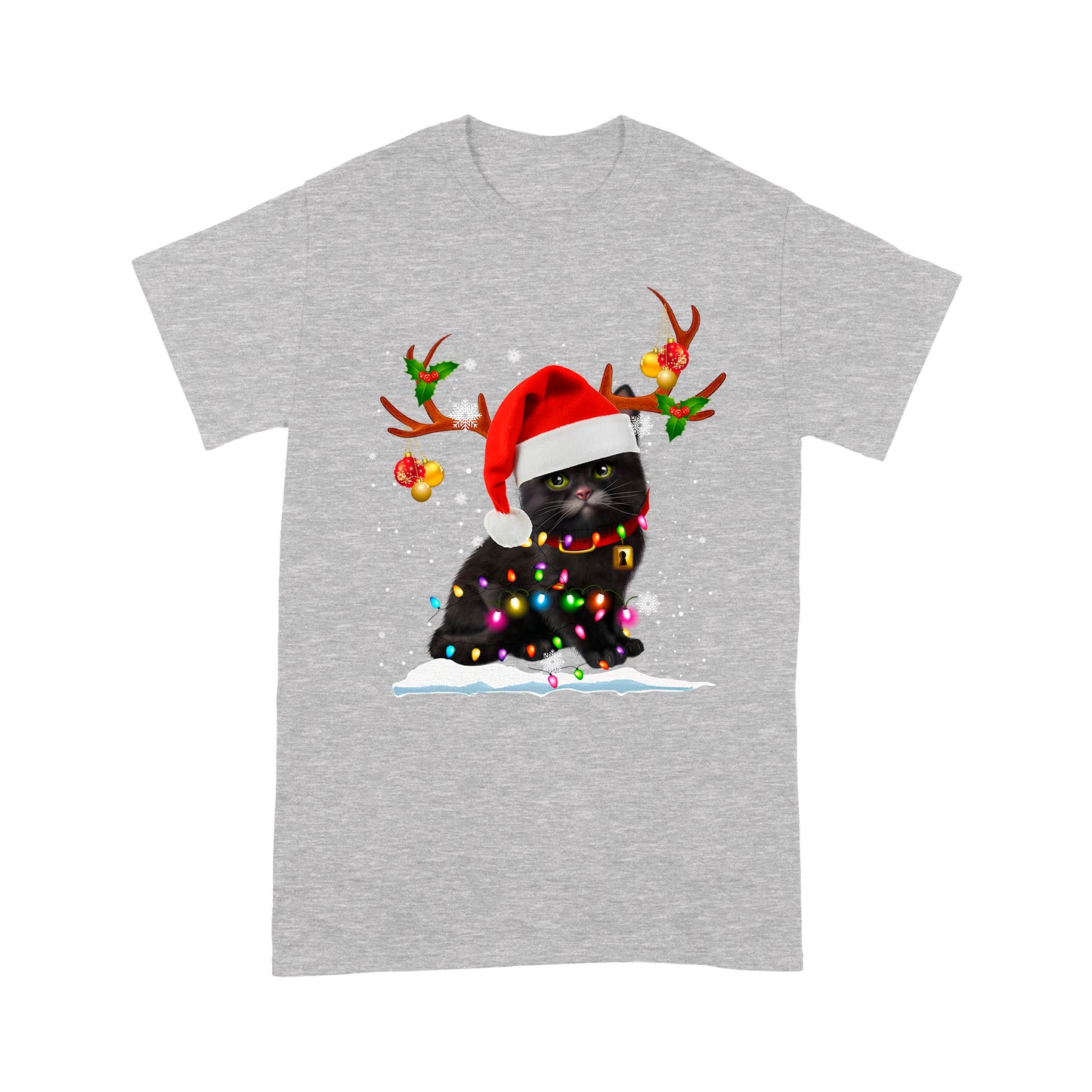 Christmas Cat T-shirt MEI