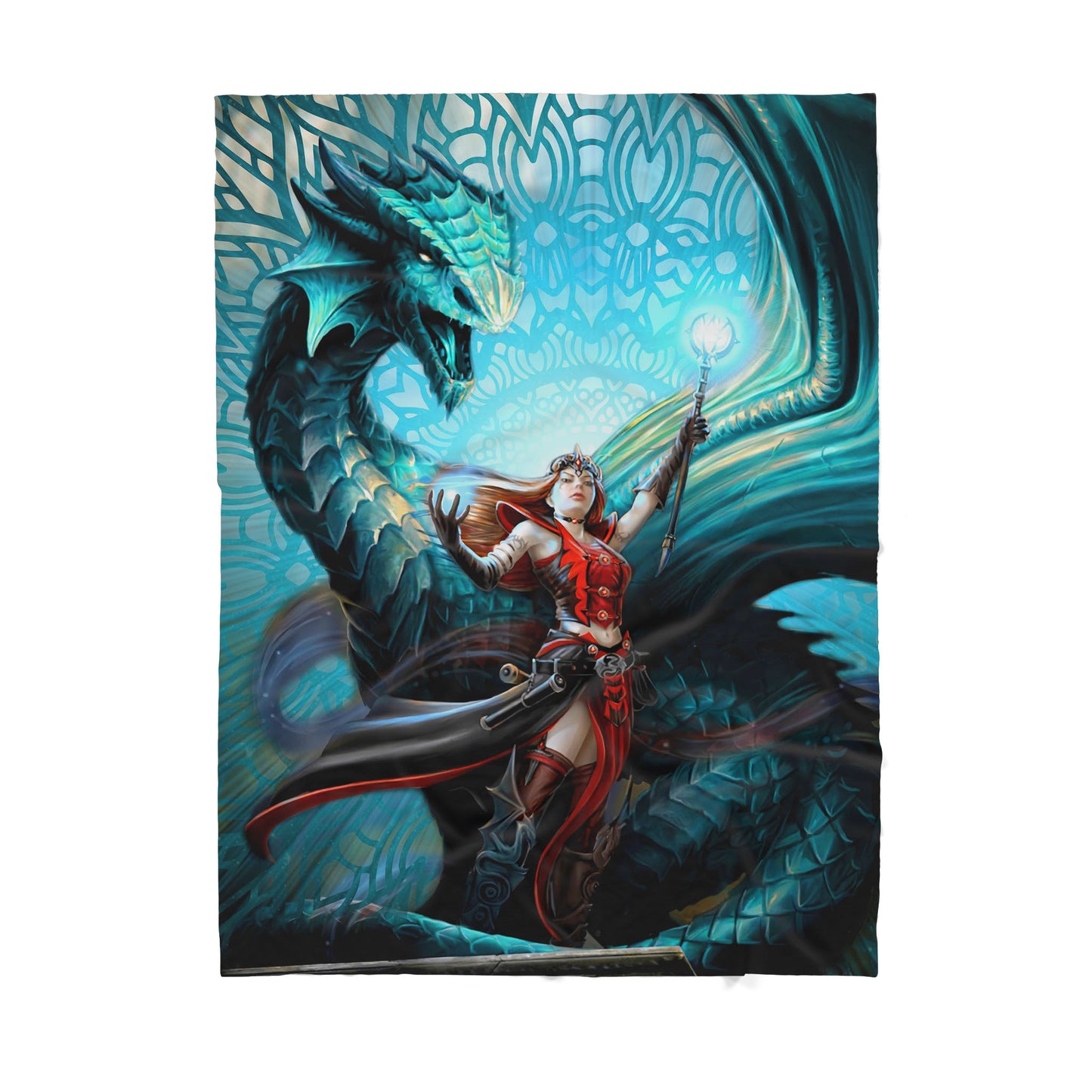 Custom Blanket Dragon - Gift For My Family - Sherpa Blanket HG
