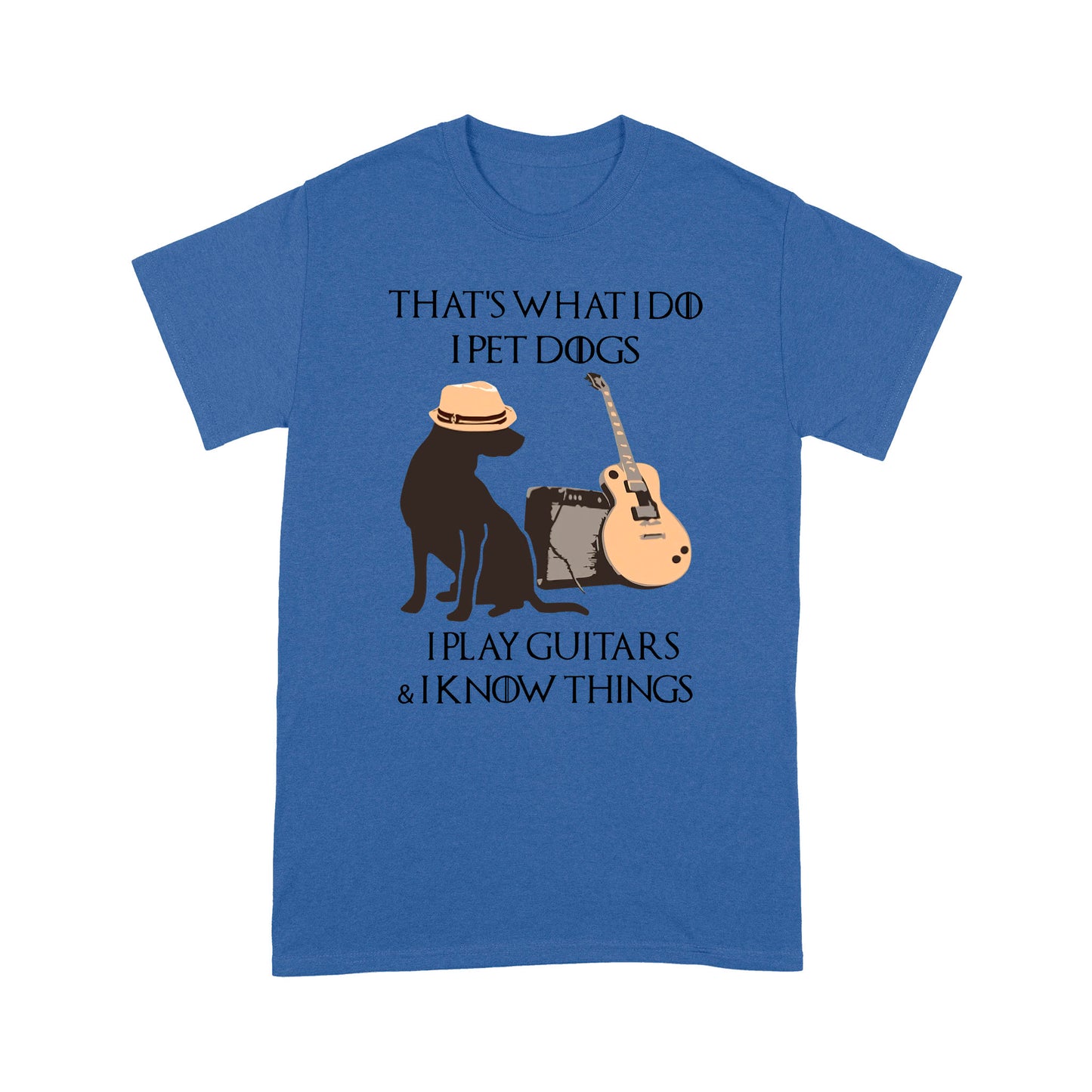 Pet Dogs Play Guitars Standard T-shirt TN