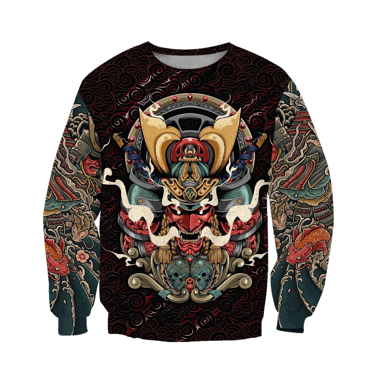 Samurai Tattoo 3D All Over Printed Unisex Shirts