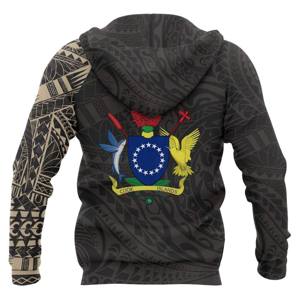 Cook Islands Polynesian Tattoo Style Hoodie HC - Amaze Style™-Apparel