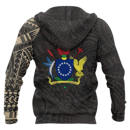Cook Islands Polynesian Tattoo Style Hoodie HC - Amaze Style™-Apparel